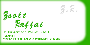 zsolt raffai business card